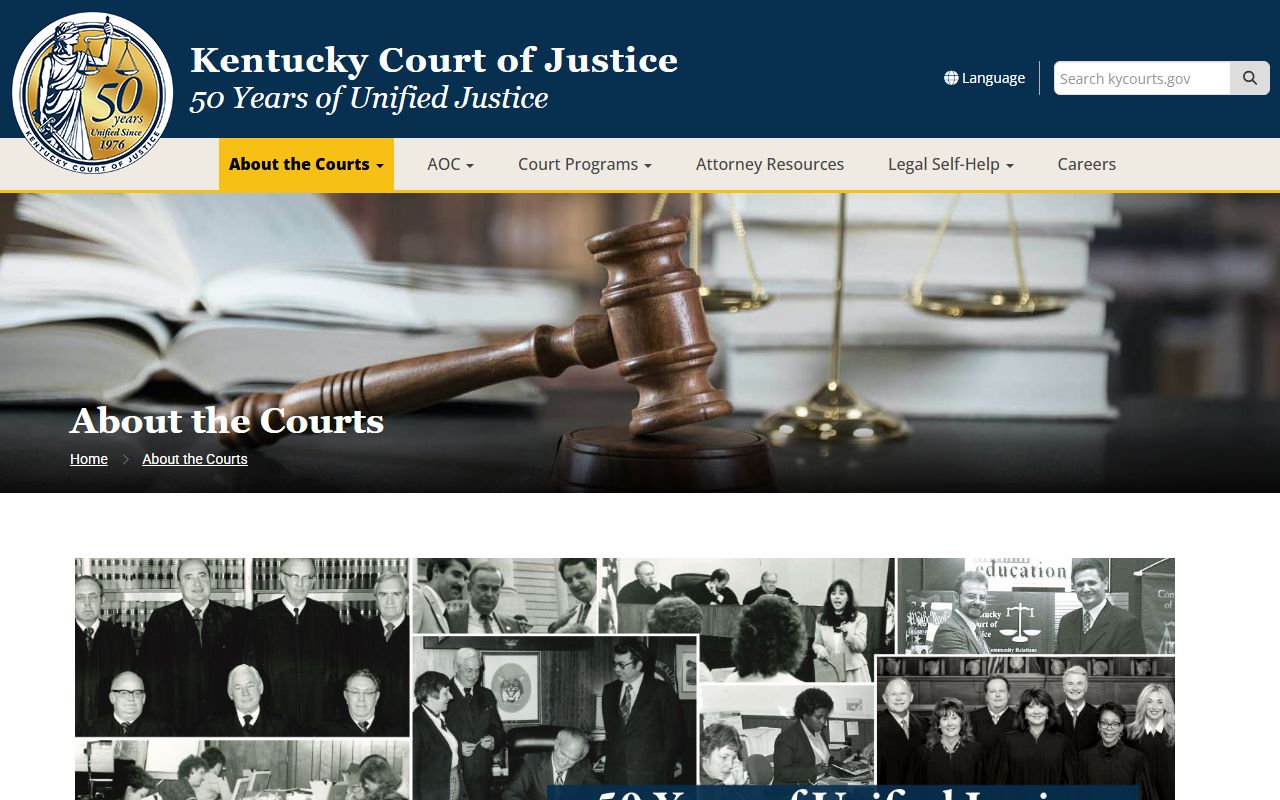 Boone County court hierarchy records in Kentucky courts