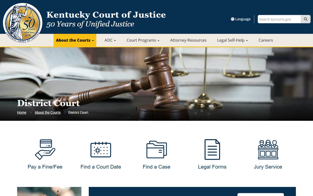 Boone County District Court lower court records resource